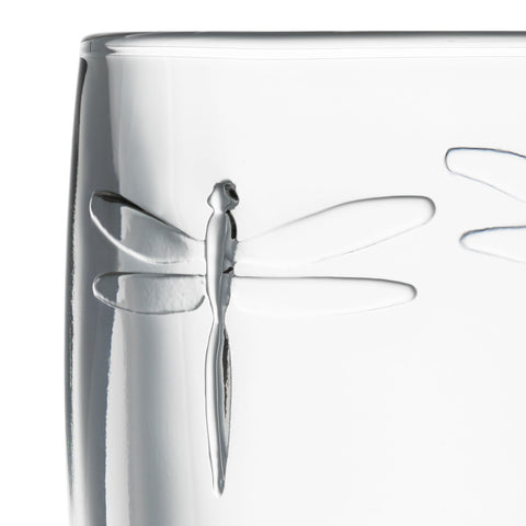 Set of 6 Tumblers LIBELLULES - transparent