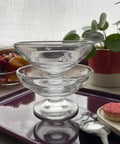 Set of 6 ice cream bowls ABEILLE  - transparent