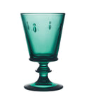 Set of 6 wine glasses ABEILLE Emerald  - Emerald