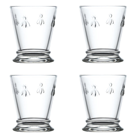 Set of 4 tumblers  ABEILLE  - Transparent