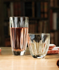 Set of 6 tumblers LILY  - Transparent