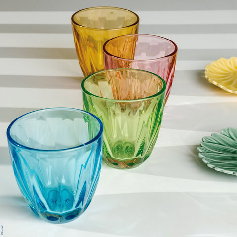 LILY Tumbler (set of 4) Colours 25cl