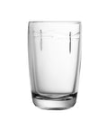 Set of 6 Long drink glasses LIBELLULES  - transparent