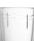 Set of 6 Long drink glasses LIBELLULES  - transparent