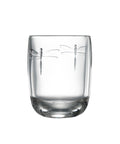 Set of 6 Tumblers LIBELLULES  - transparent