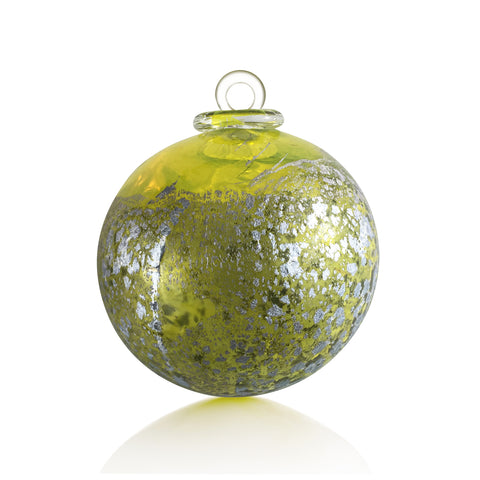 Boule de Noel:- Yellow Saturn