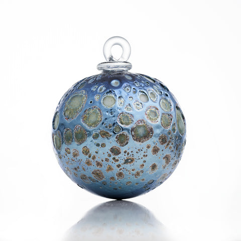 Boule de Noel:- Iridescent Blue