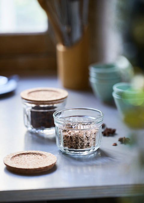 DELICE SET OF 2 HERB POTS WITH LID 29CL