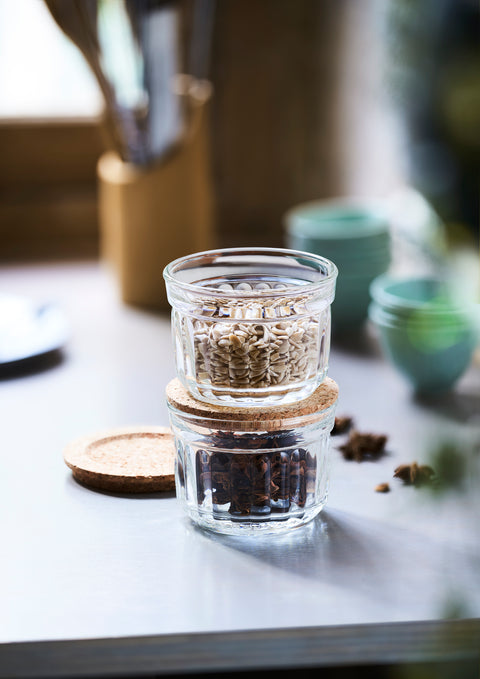 DELICE SET OF 2 HERB POTS WITH LID 29CL