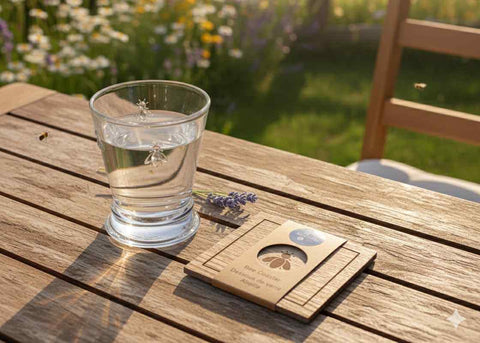 Enjoy a pair of Bee Coaster for FREE!